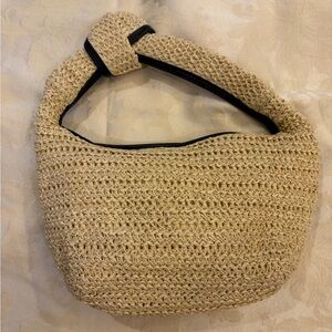 a new day Woven Tan Hobo Bag